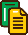 Clipboard and paper icon