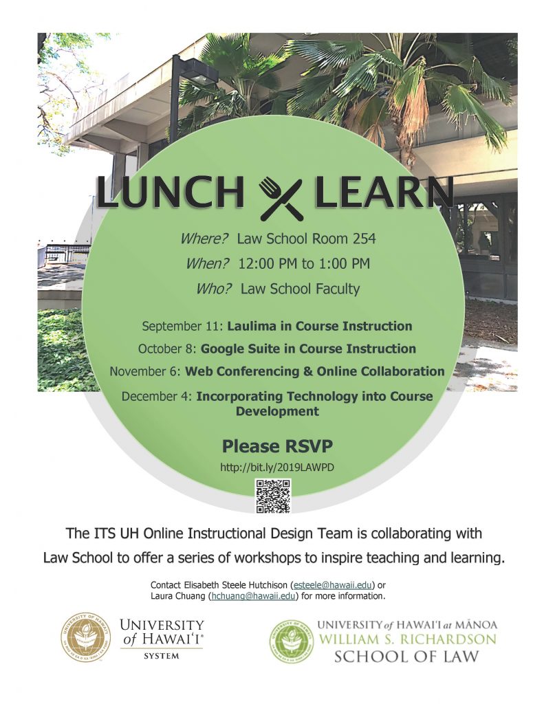 Lunch and Learn Law School Flyer
