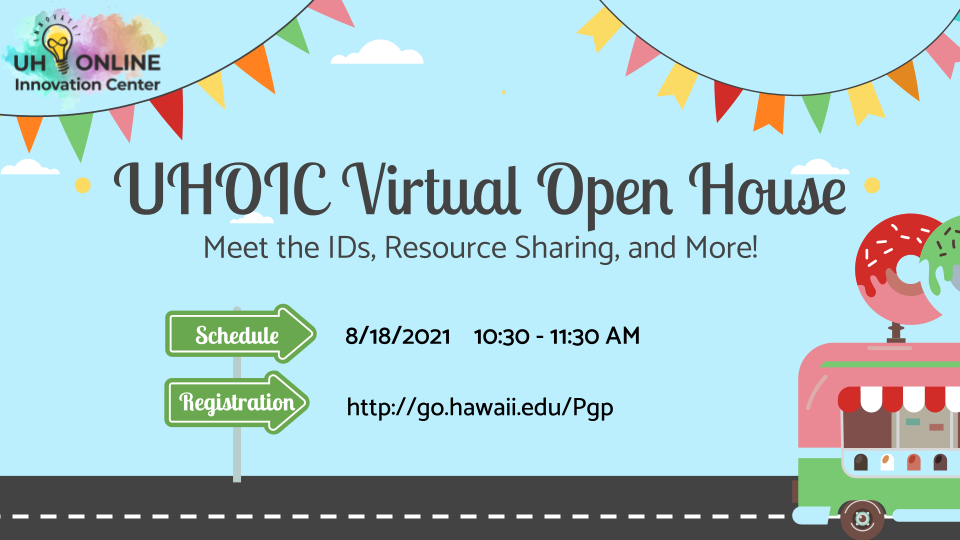 UHOIC Virtual Open House Meet the IDs webinar flyer