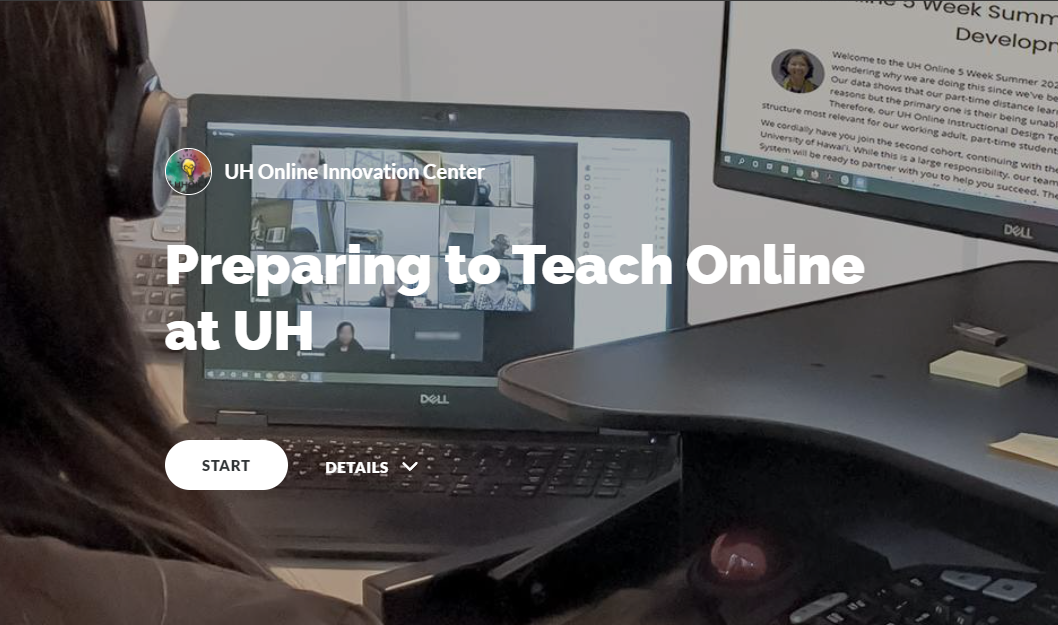 Preparing to Teach Online at UH Module