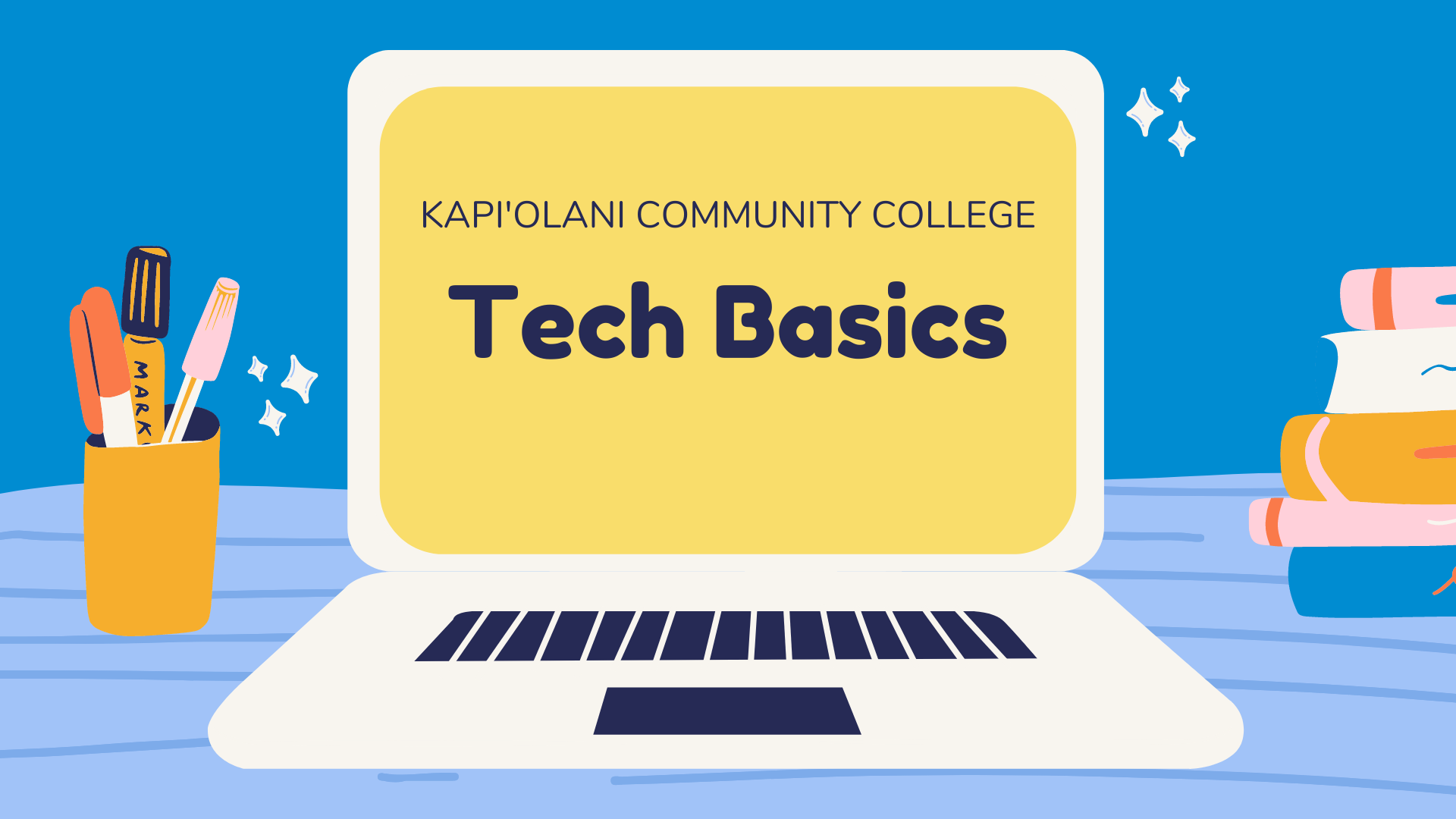Kapi'olani Community College Tech Basics flyer