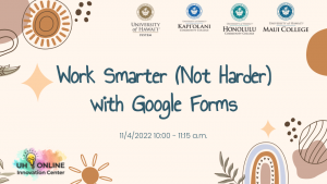 Work Smarter (Not Harder) With Google Forms Title
