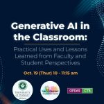 Generative AI in the Classroom: Practical Uses and Lessons Learned from Faculty and Student Perspectives Presentation Title Slide