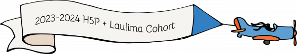 2023-2024 H5P + Laulima Cohort Plane banner